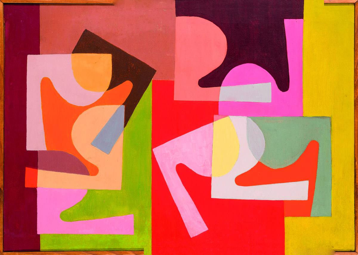 Saloua Raouda Choucair, “Fractional Module” (détail), 1947-1951. Courtesy Galerie Saleh Barakat. © Saloua Raouda Choucair Foundation/Service de presse