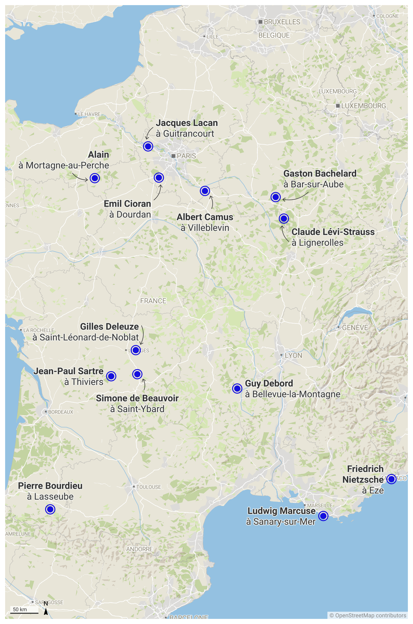 Le Tour de France des philosophes