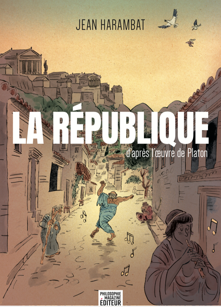 Couverture de “La République d’après l’œuvre de Platon”. © Philosophie magazine Éditeur