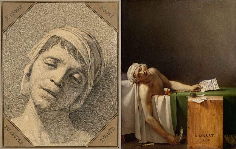 Serment du Jeu de paume, mort de Marat, Napoléon traversant les Alpes… L’art de triomphe de Jacques-Louis David s'expose au Louvre