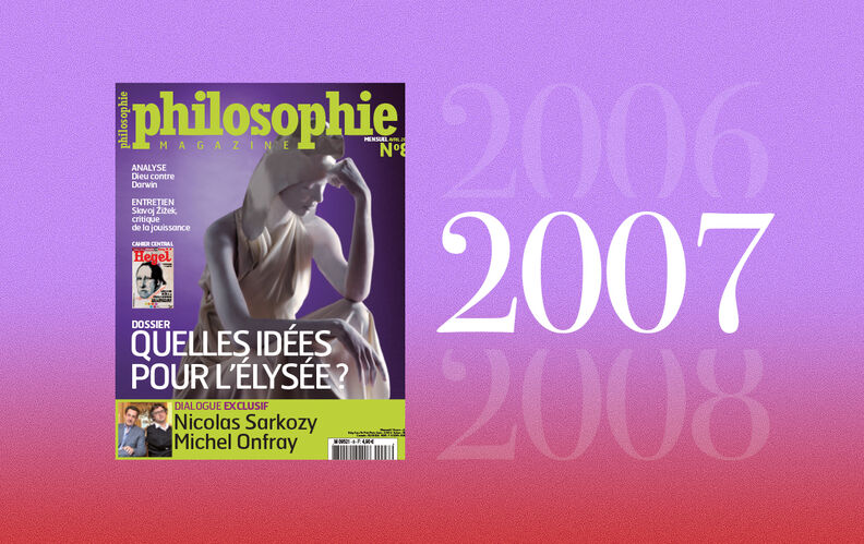 2007 : “Philosophie magazine” organise un dialogue entre Nicolas Sarkozy et Michel Onfray