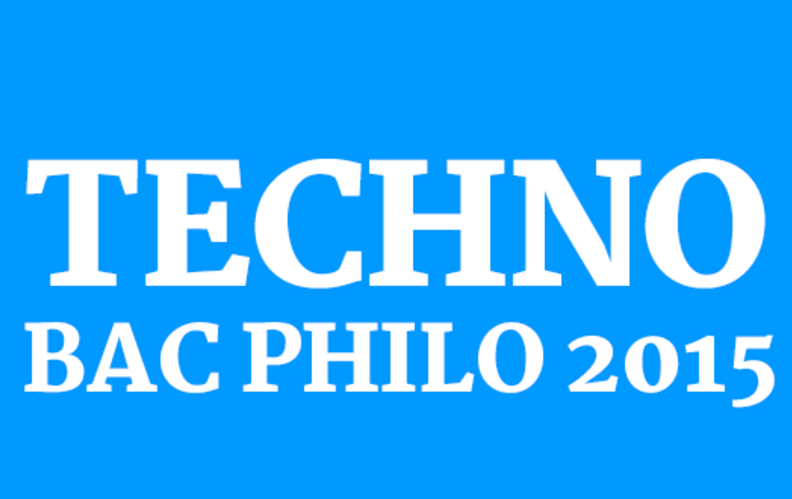 Bac philo 2015 : filière technologique, les sujets et les corrigés