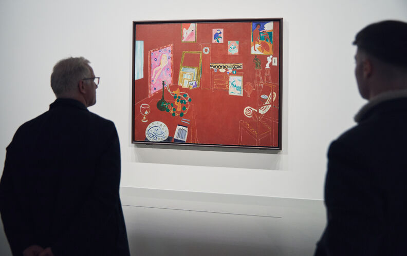 L'Atelier rouge de Matisse sort du cadre. Entretien avec Éric Alliez