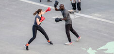 Boxe en plein air. Le punch des amazones