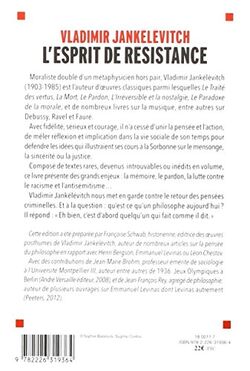 L'esprit de résistance. Textes inédits, 1943-1983