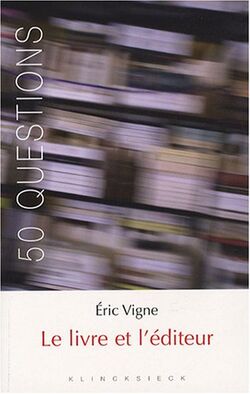 Le livre et l'éditeur