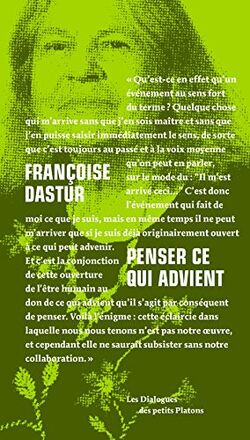 Penser ce qui advient