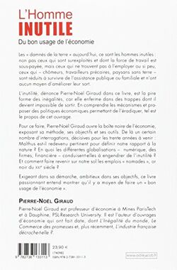 L'Homme inutile. Du bon usage de l'économie