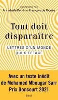 Tout doit disparaître. Lettres d’un monde qui s’efface