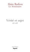 Le Séminaire - Vérité et sujet, 1987-1988