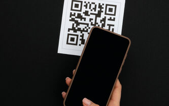 Cartes de visite à QR Code. Le grand sceau