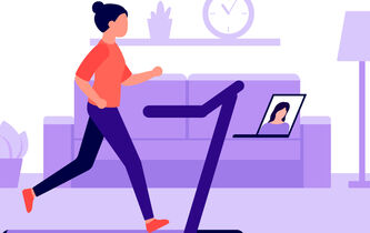 Le fitness en ligne, activité favorite du “dernier homme” ?