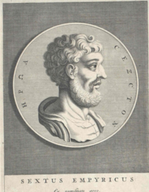 Sextus Empiricus, d'après une médaille de bronze.