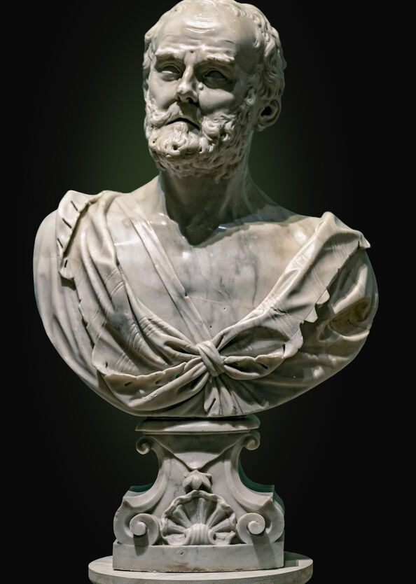 Héraclite, par Giuseppe Torretti (1705)