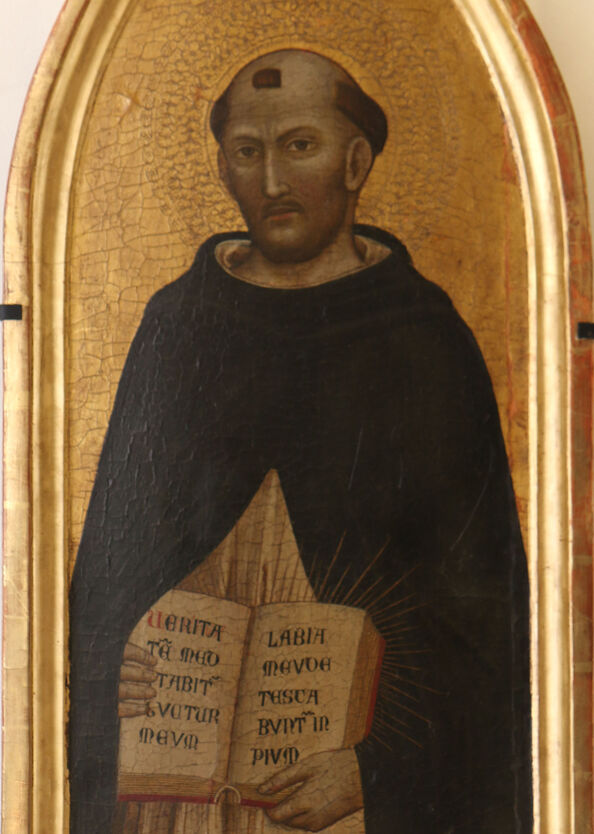 Thomas d'Aquin par Jacopo di Casentino, vers 1350